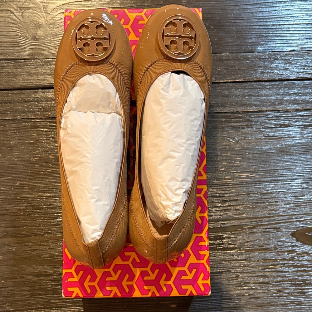 Tory Burch Tan Flats
